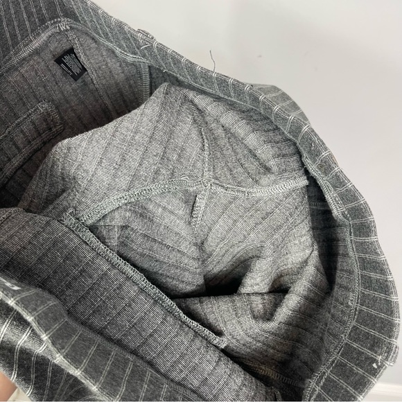 BETABRAND Straight Leg Classic Dress Work Pant Yoga Pant Gray Pinstripe L Long - Picture 14 of 16